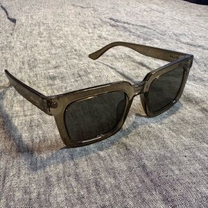 Meller Gray Square Sunglasses